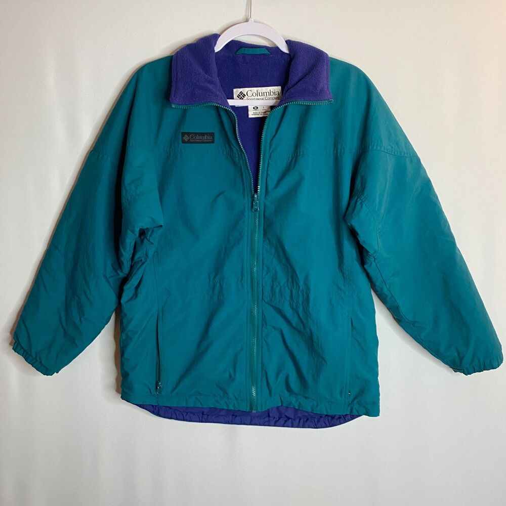 VTG Columbia Sportwear Co Fleece Lined Coat Size M